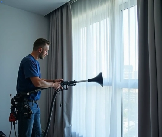 Professional drapes cleaning process tools Matty Curtain Cleaning breakfast-point-nsw